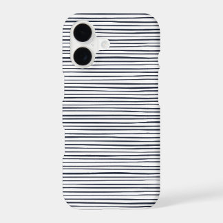 Classy Navy Watercolor Stripes