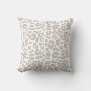 Classy Neutral Animal Cheetah Print Cushion