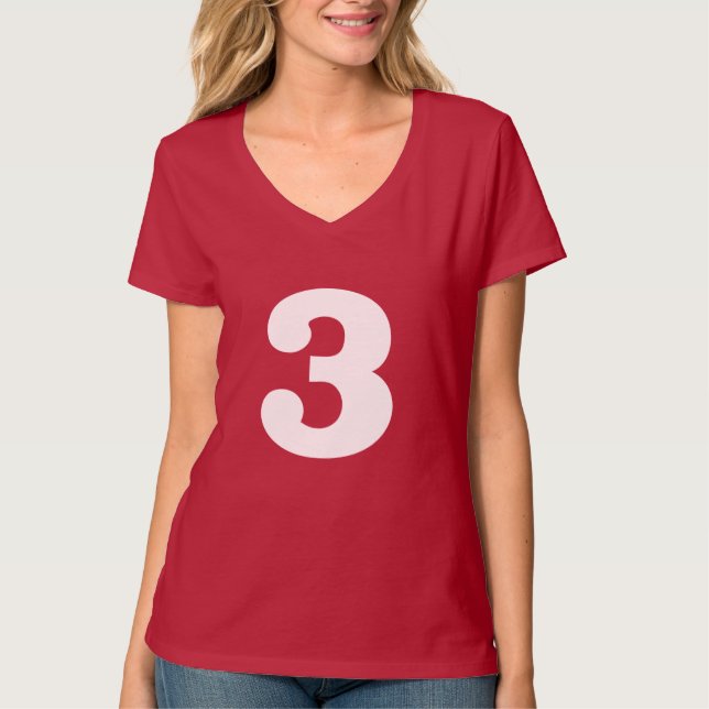 Classy Number 3 T-Shirt (Front)