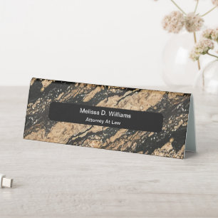 Classy Office Professional Desk Name Sign