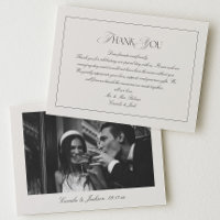 Classy Old Money Black and Ivory Wedding Photo