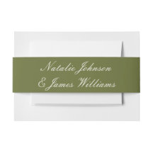 Classy Olive Green Old Money Vintage Wedding