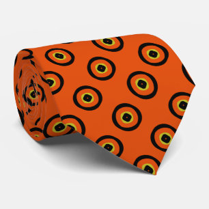Classy Orange and Black Tie