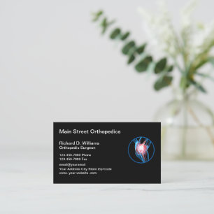 Classy Orthopaedic Surgeon Medical Businesscards Business Card