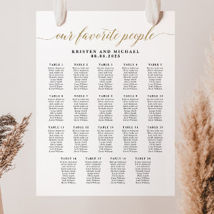 Classy Our Favourite 19 Table Seating Chart