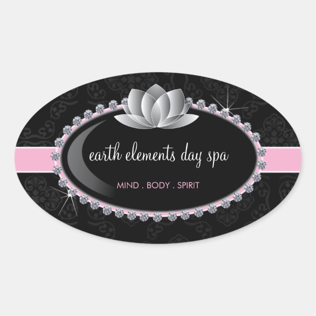 Classy Oval Spa Envelope Seal (Front)