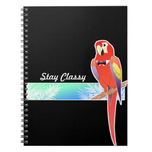 Classy Parrot Notebook