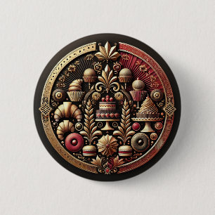 Classy Pastry & Cake Designer's 6 Cm Round Badge