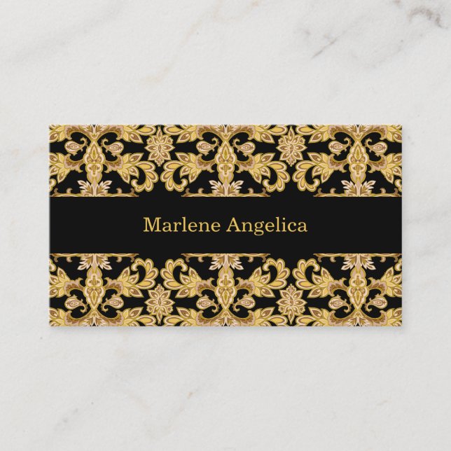 Classy Personal Concierge Elegant Business Card (Front)