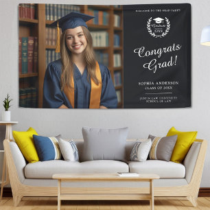 Classy Personalised Congratulations Graduate Photo Banner