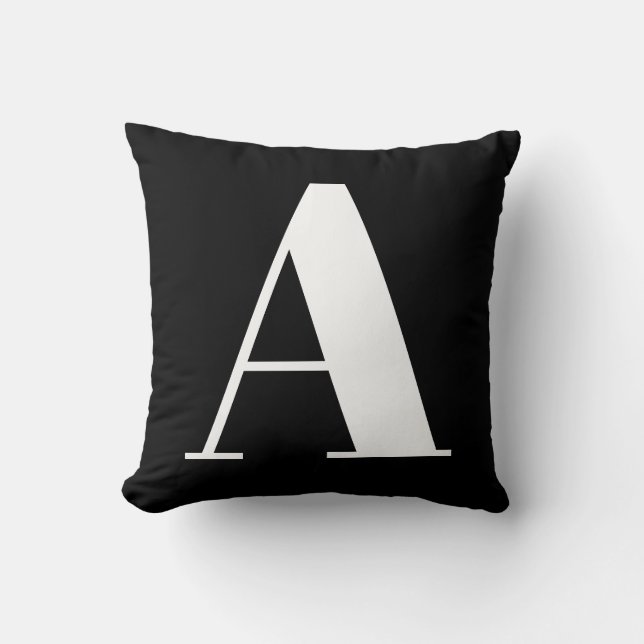 classy personalised LETTER Cushion (Front)