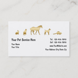 Classy Pet Business Cards