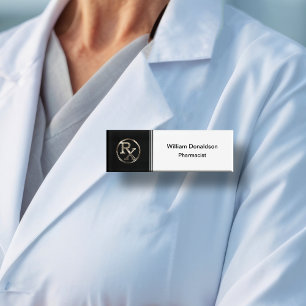 Classy Pharmacy Pharmacist Name Tag