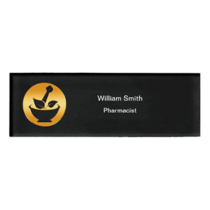 Classy Pharmacy Staff Name Tags