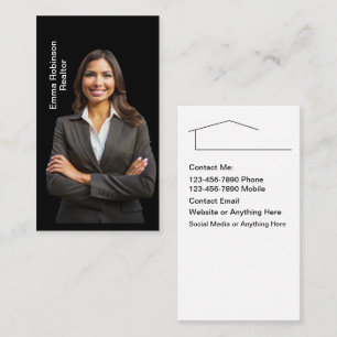Classy Photo Real Estate Classy Business Cards