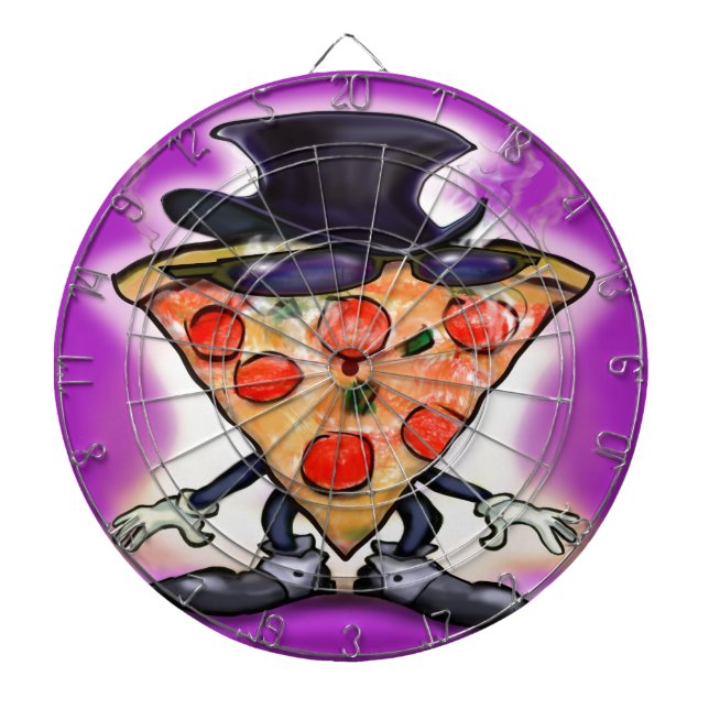 Classy Pizza Dartboard (Front)