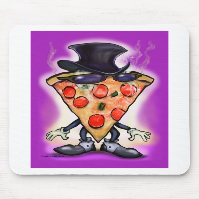 Classy Pizza Mouse Mat (Front)