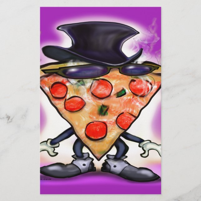 Classy Pizza Stationery (Front)