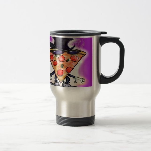 Classy Pizza Travel Mug (Right)