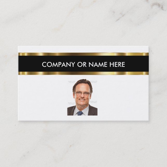 Classy Professional Business Cards (Front)