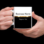 Classy Professional Executive Swag Coffee Mug<br><div class="desc">Classy monogram coffee mugs professionally designed as a template you can personalise online. The perfect swag executive gift for employees,  coworkers,   employee,  or let this dazzling coffee cup find a place on your own office desk in style.</div>