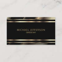 Classy Professional Gold and Black