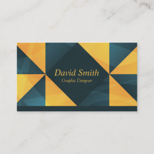 Classy Professional Graphic Designer Business Card