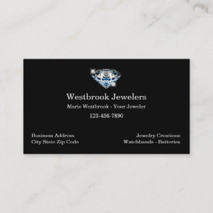 Classy Professional Jeweller Business Card