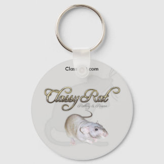 Classy Rat Rattery & Rescue Fancy Exotic Pet Rat Key Ring