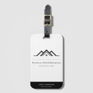 Classy Real Estate Agent Business Luggage Tag