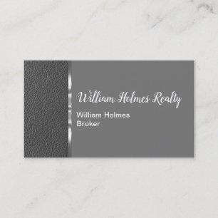Classy Real Estate Broker Business Cards