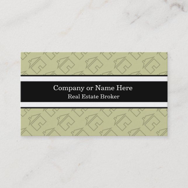 Classy Real Estate Business Cards (Front)