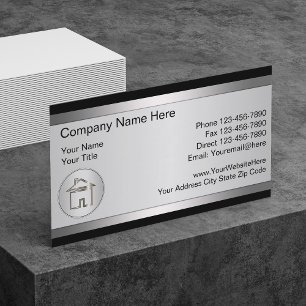 Classy Real Estate Business Cards