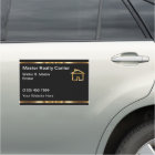 Classy Real Estate Gold House Symbol