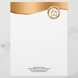 Classy Real Estate Letterhead Stationary
