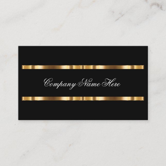 Classy Real Estate Theme Business Card (Front)