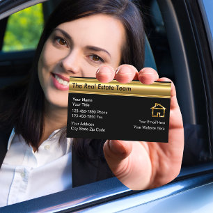 Classy Real Estate Theme Business Card