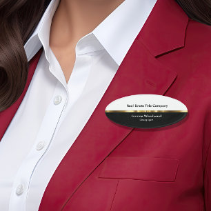 Classy Real Estate Theme Name Tag