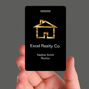 Classy Realtor Field ID Badges