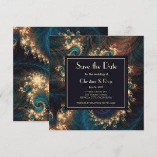 Classy Red Save The Date