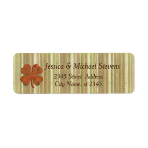 Classy retro Irish lucky shamrock