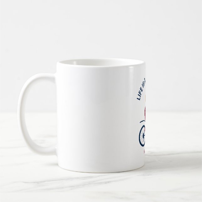 Classy Rider - Life is a Beautiful Ride Coffee Mug (Left)