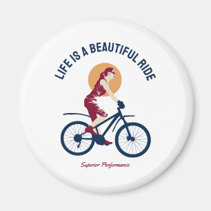 Classy Rider - Life is a Beautiful Ride Magnet