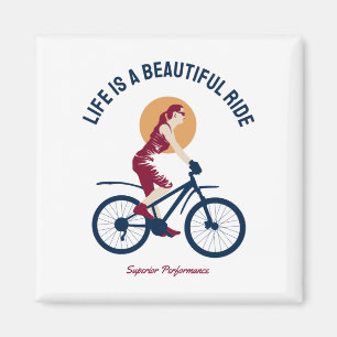 Classy Rider - Life is a Beautiful Ride Magnet