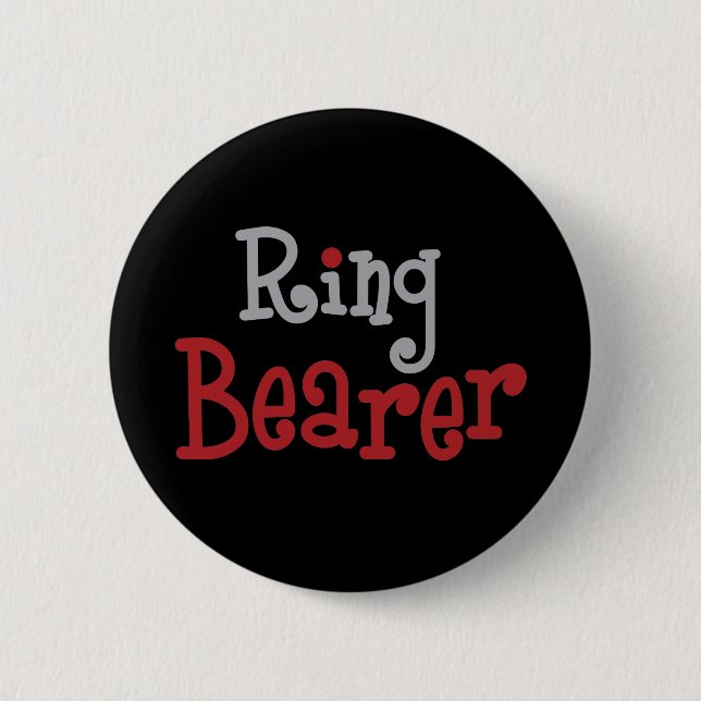 Classy Ring Bearer 6 Cm Round Badge (Front)