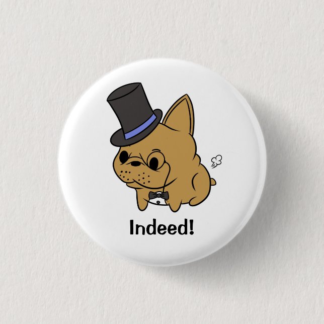 Classy Rocco Indeed! Button (Front)