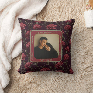 Classy Romantic Golden Anniversary  Throw Pillow 