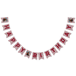 Classy Rose Floral Nature-Inspired Parties Bunting