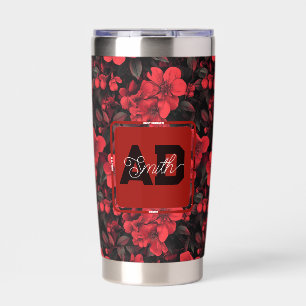 Classy Rose Flower Surprise Birthday Insulated Tumbler