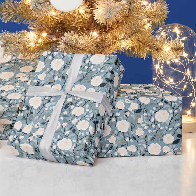 Classy Rose Unique Wrapping Paper (Holidays)